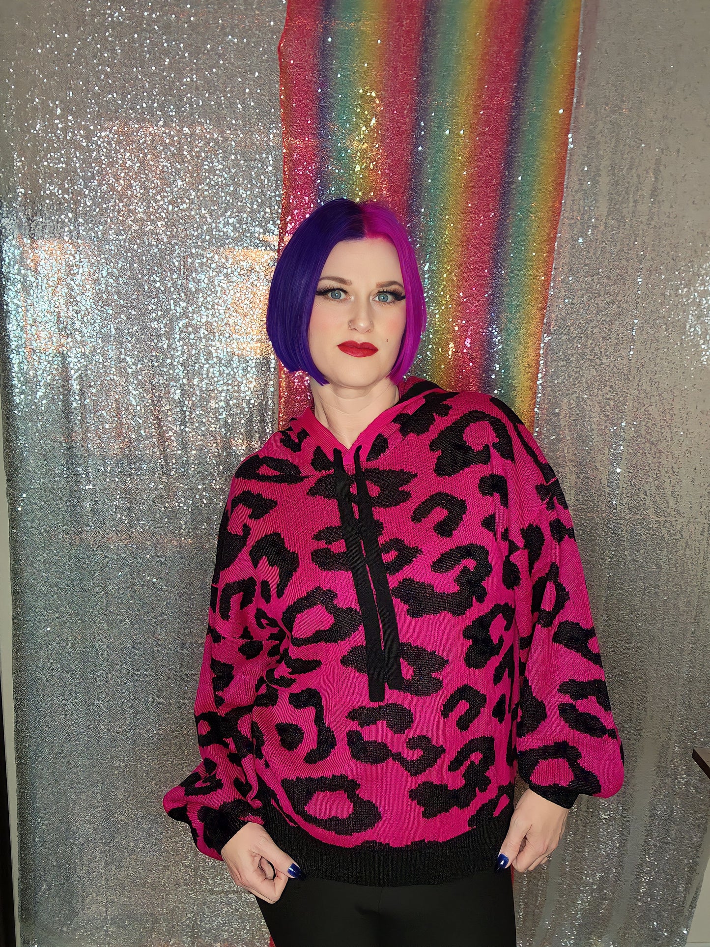 Emma Leopard Sweater Hoodie