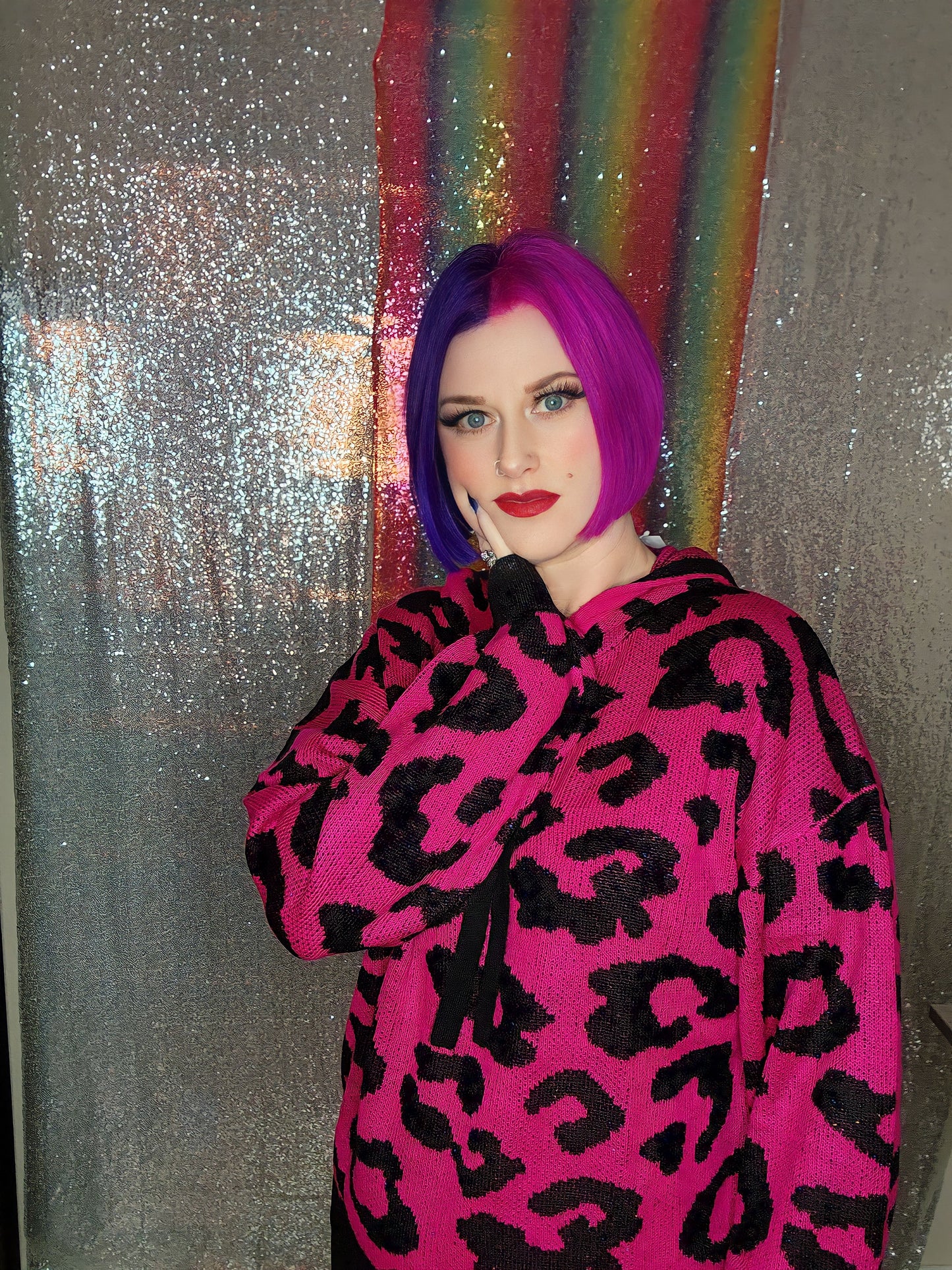 Emma Leopard Sweater Hoodie