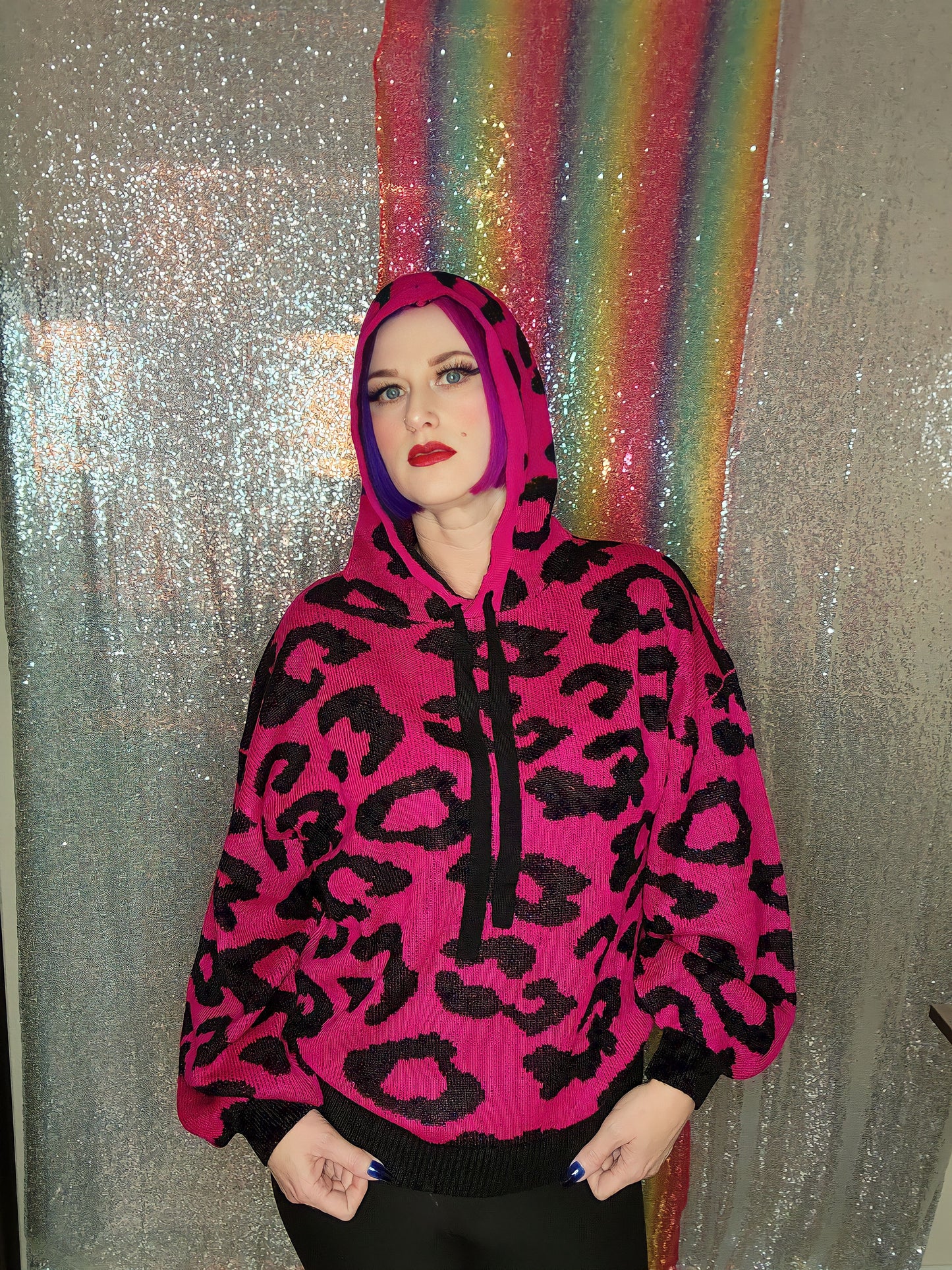 Emma Leopard Sweater Hoodie