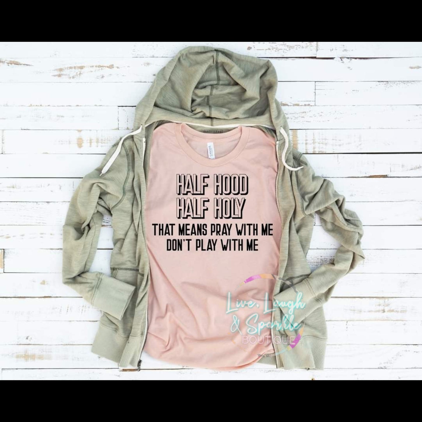 Half Holy Half Hood Tee