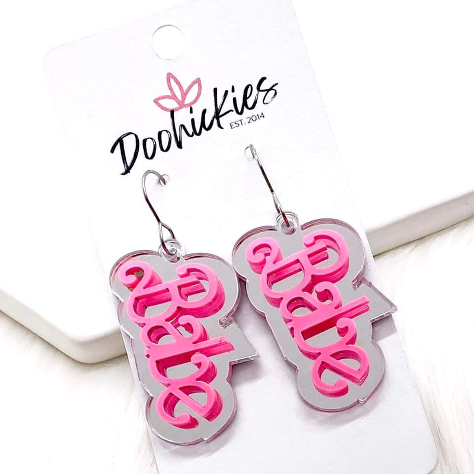 Babe Kayered Acrylic Earrings