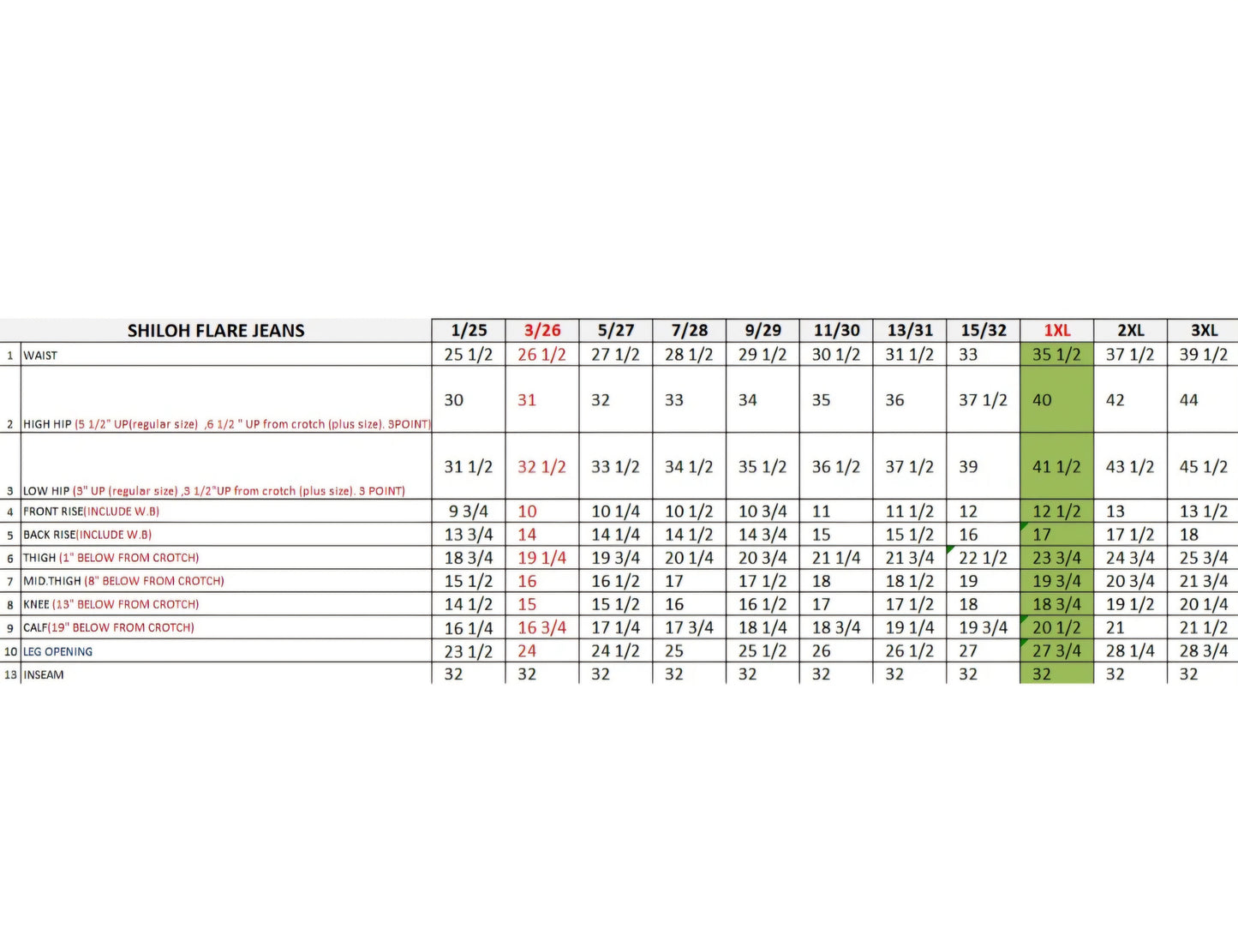 Shiloh Distressed Flare Jean