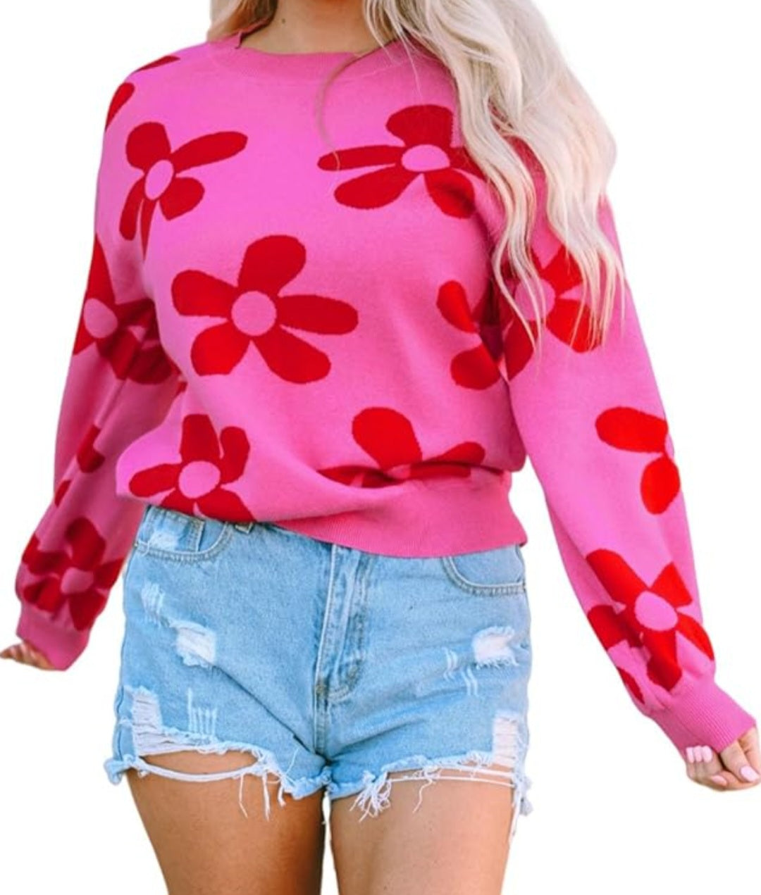 Anna Floral Sweater