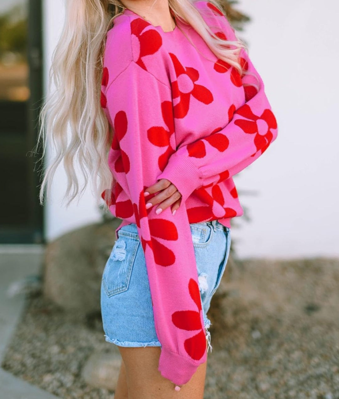 Anna Floral Sweater