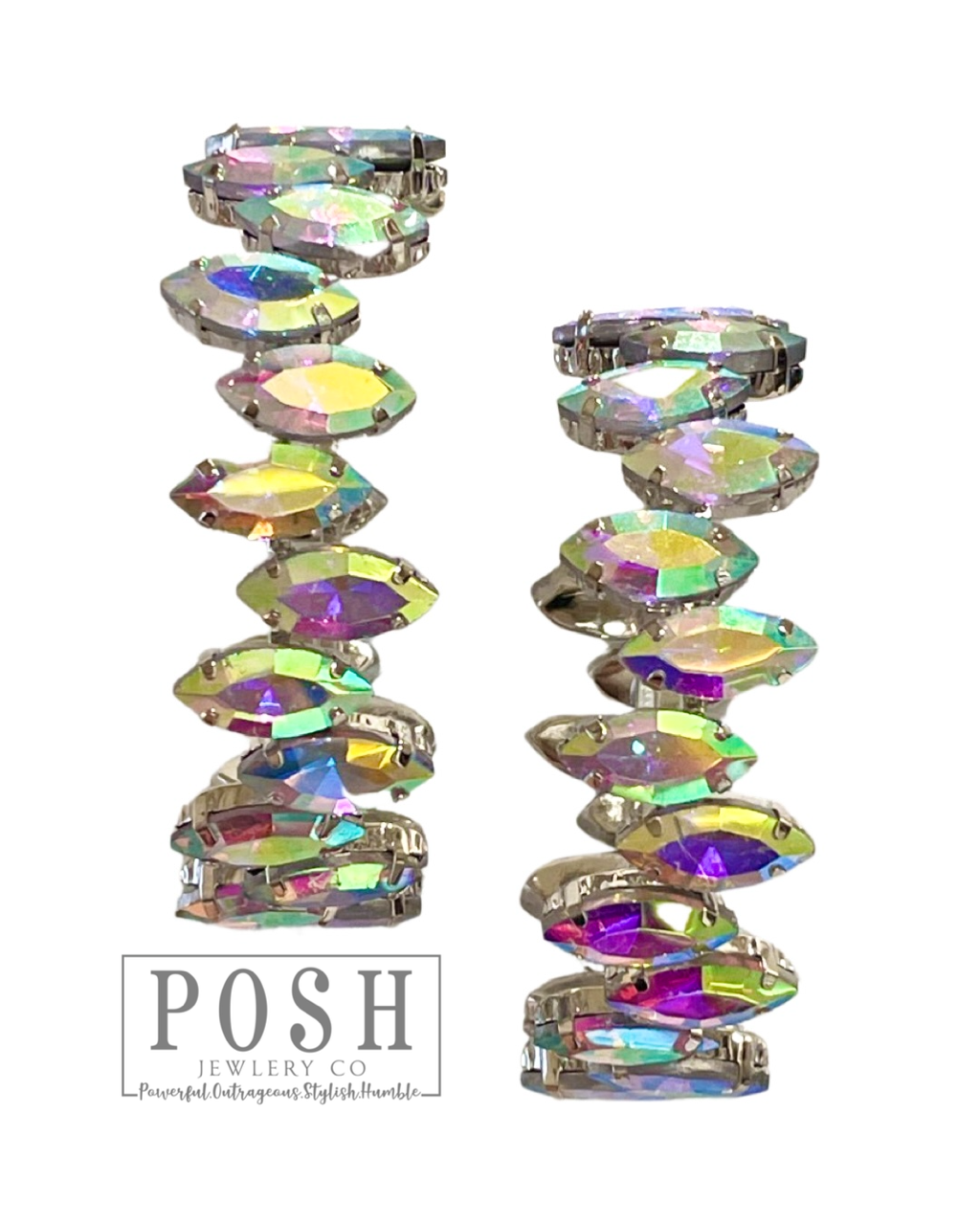 Rhinestone Hoop Earring