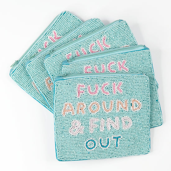 F*** Around Seed Bead Bag