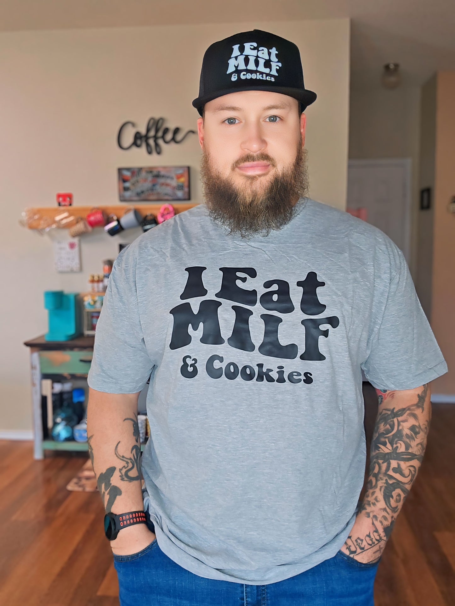 I Eat MILF & Cookies Tee