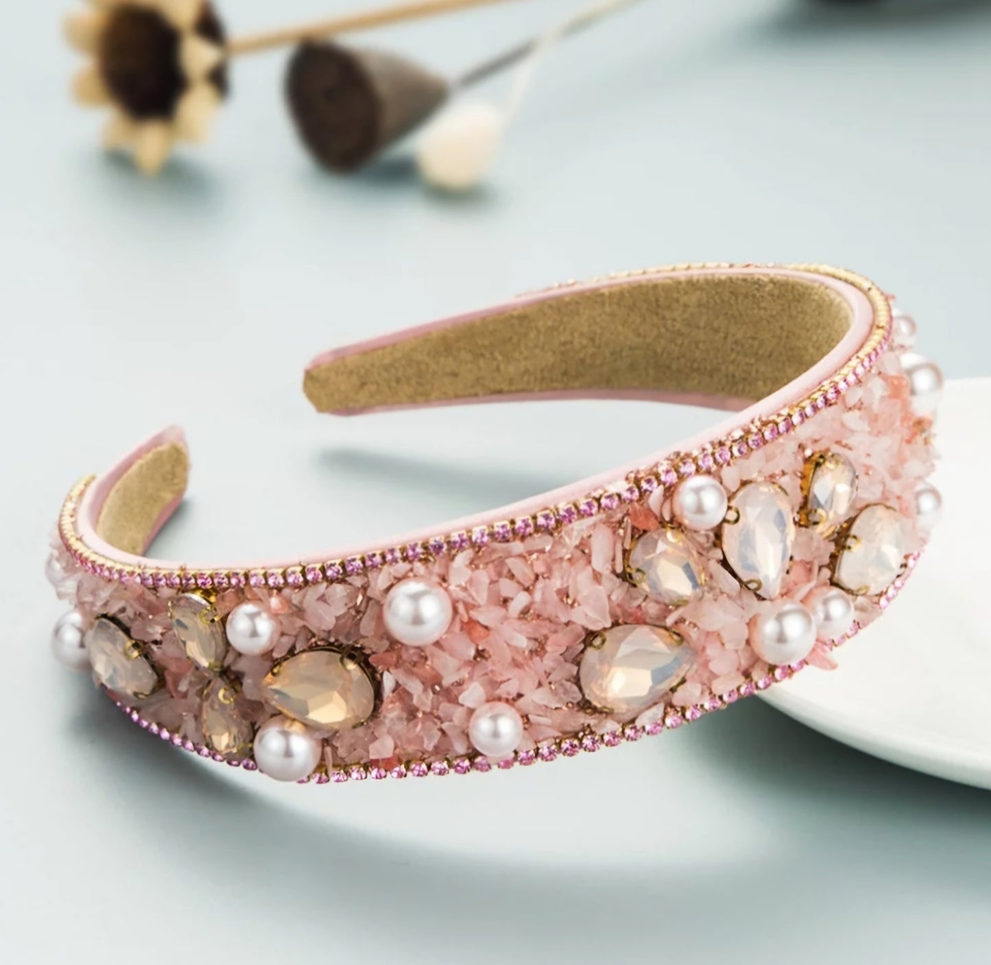 Pink Bling Headband