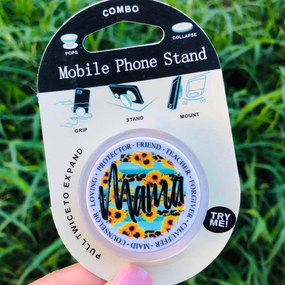 Sunflower Mama Phone Grip
