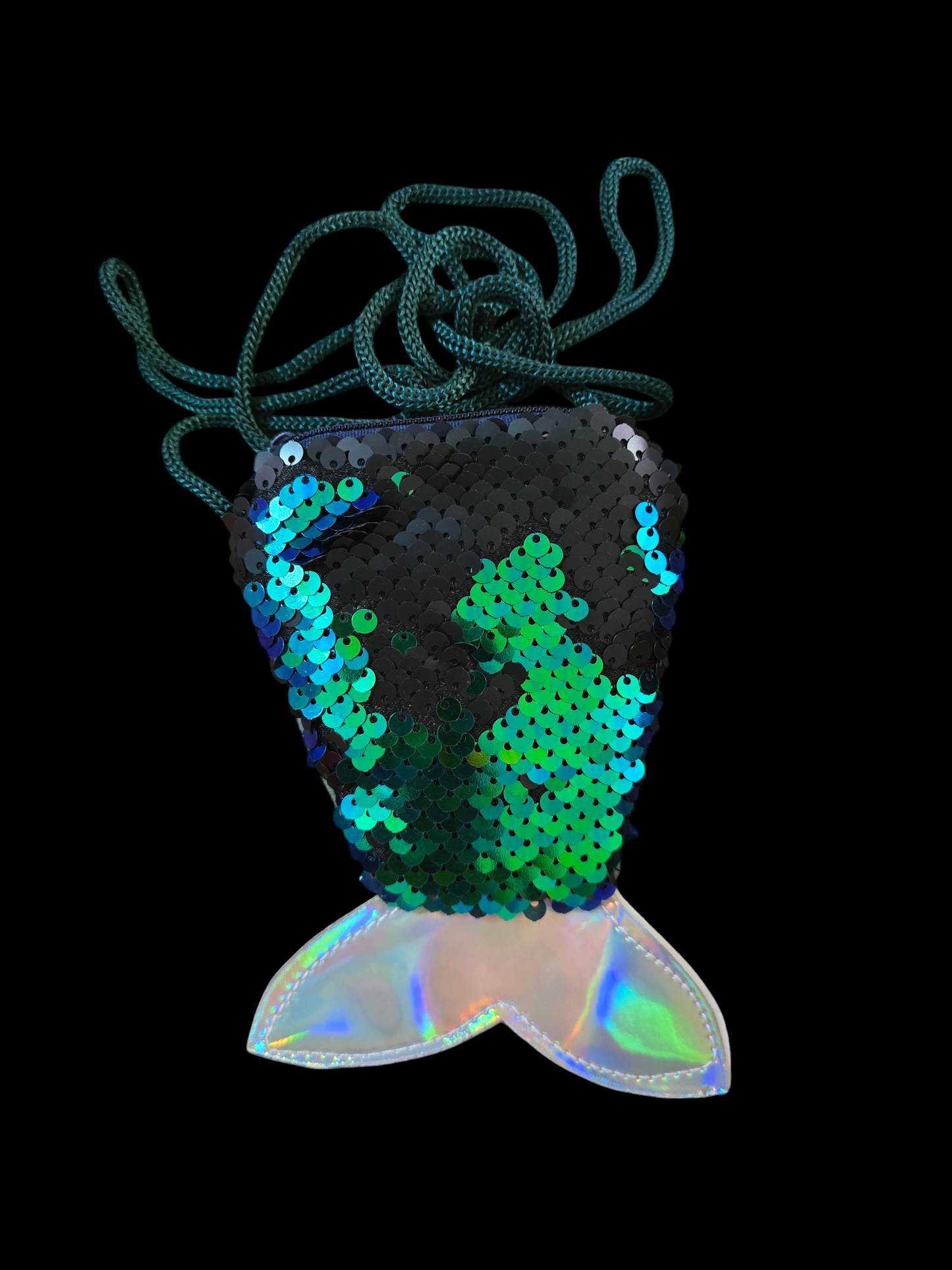 Sequin Mermaid Tail Purse