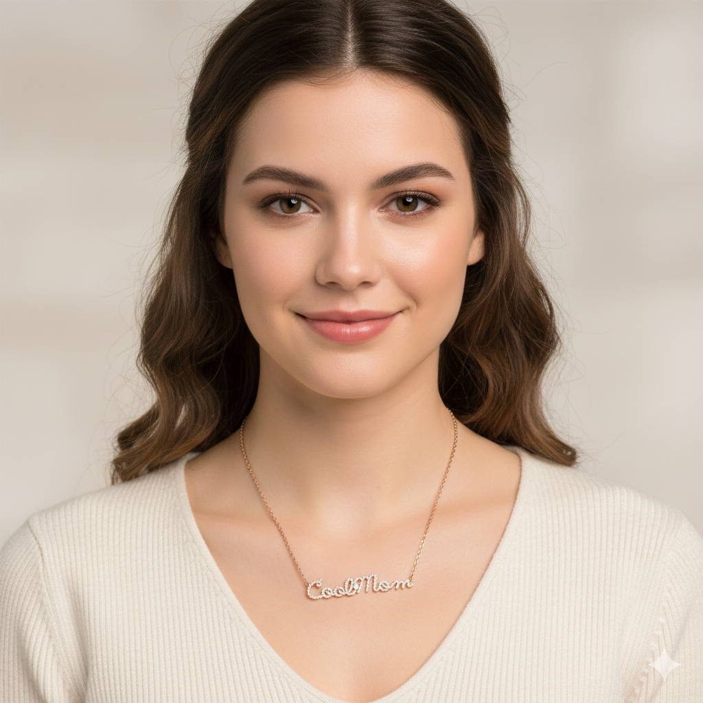 Cool Mom Rose Gold Necklace