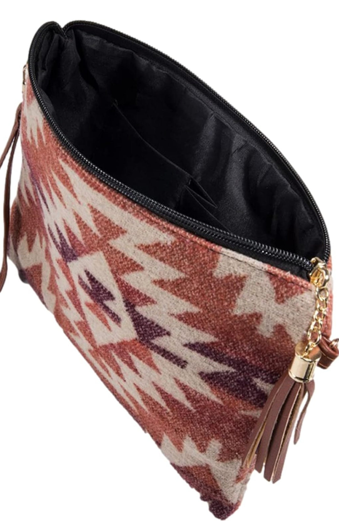 Black Aztec Crossbody/Clutch