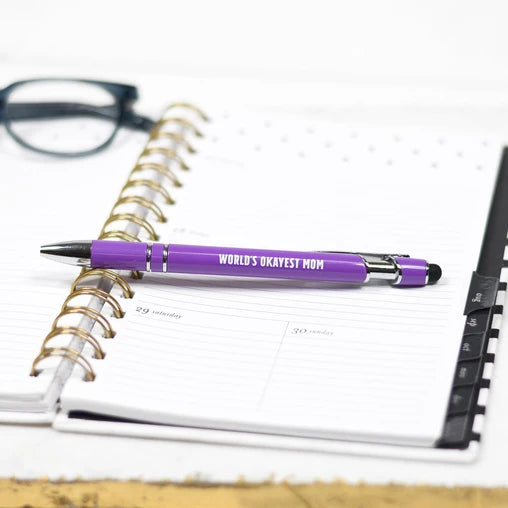 World's Okayest Mom Pen