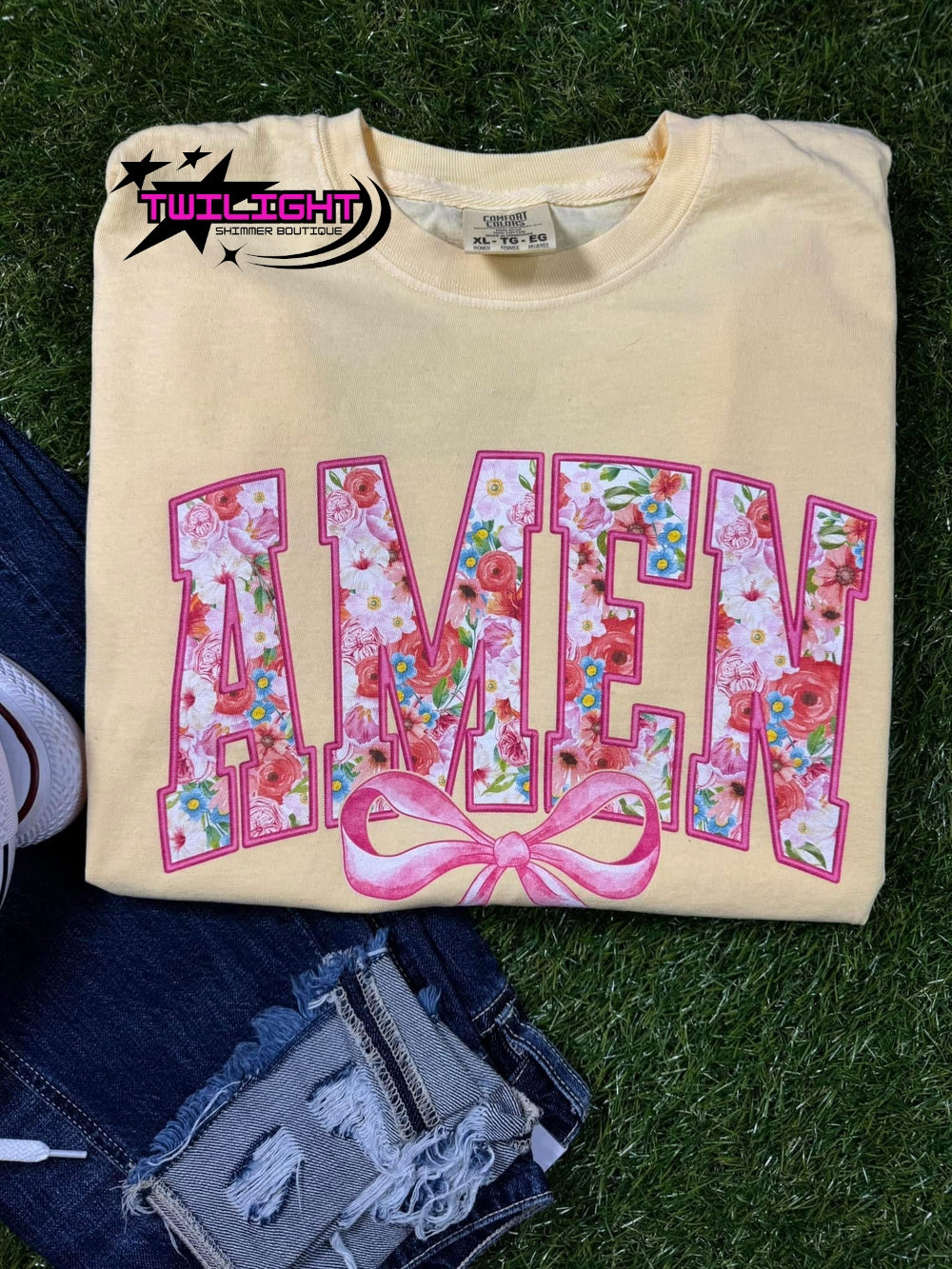 Amen Floral Tee