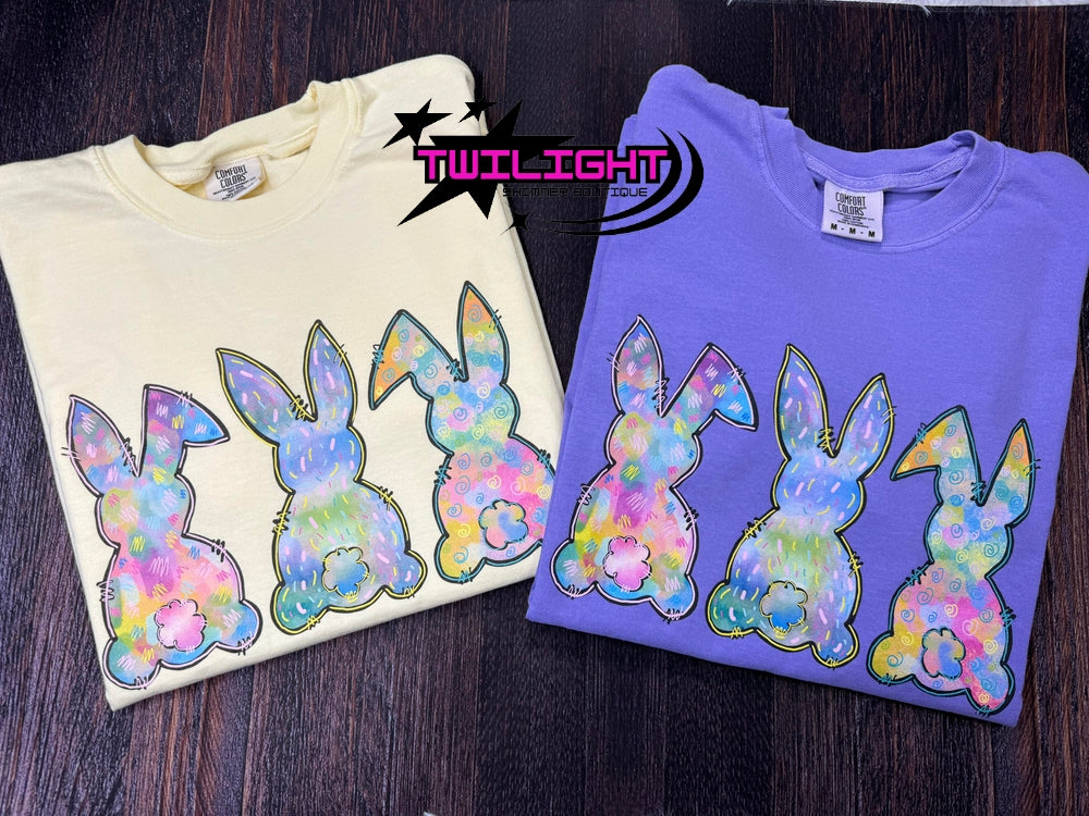 Abstract Bunnies Tee