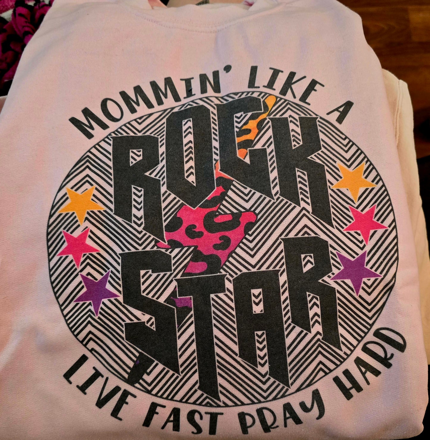 Mommin' Like A Rock Star Sweatshirt