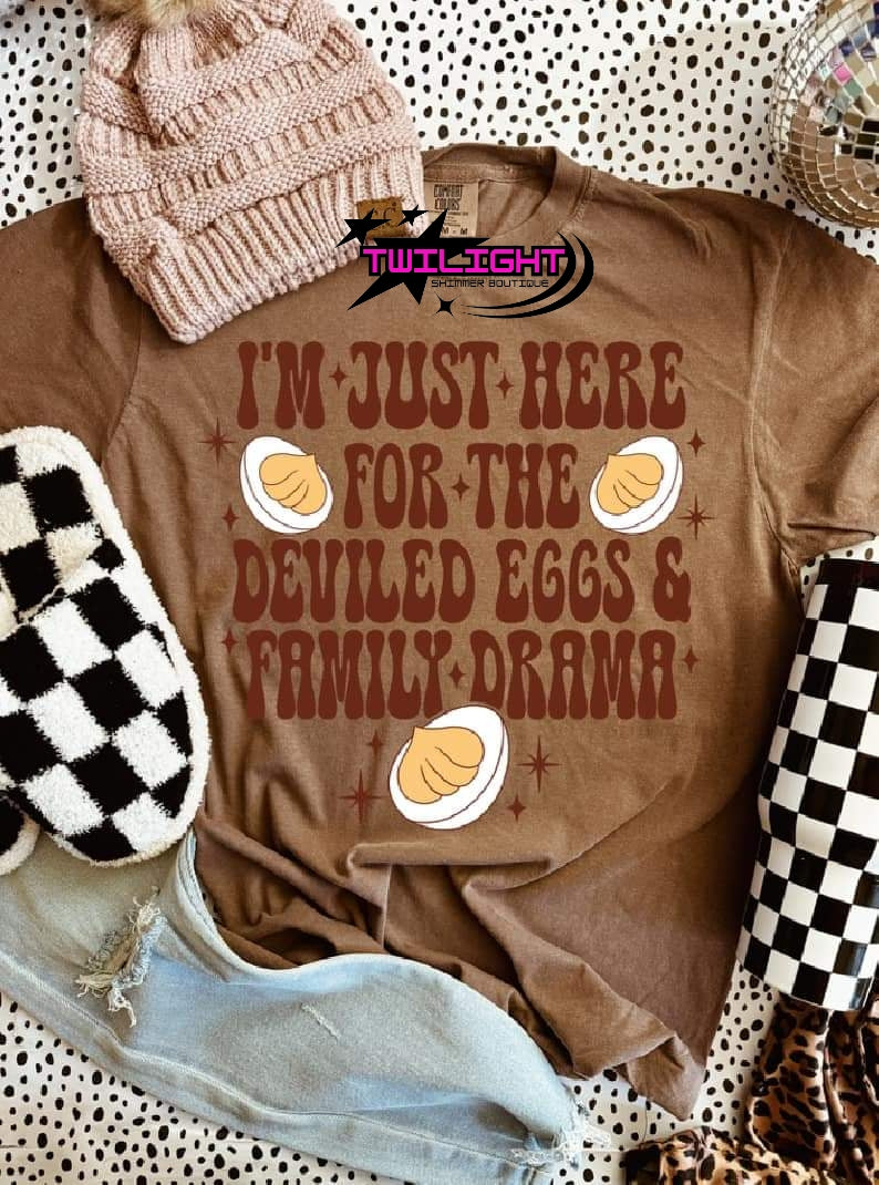 Deviled Eggs & Family Drama Tee