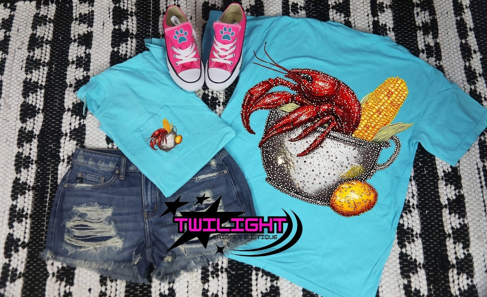 Crawfish Pot Pocket Tee