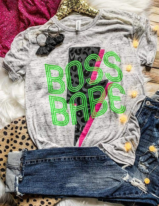 Boss Babe Lightning Tee