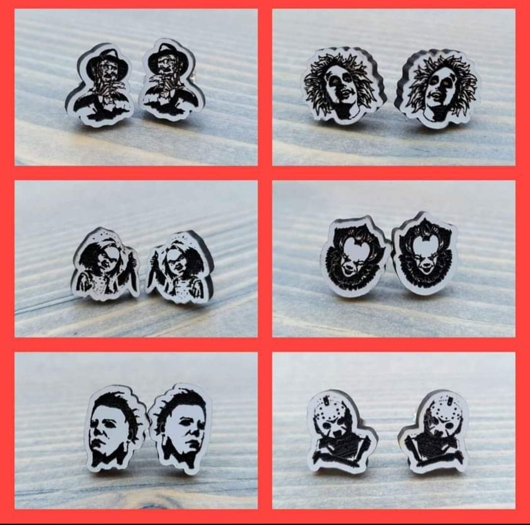 Horror Stud Earrings