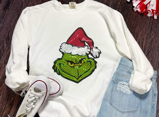 Grinch Spangled Sweatshirt