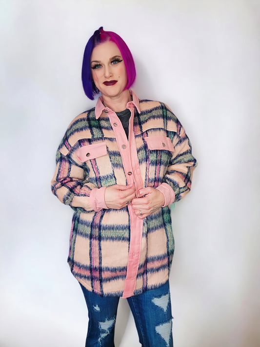 Annie Plaid Jacket