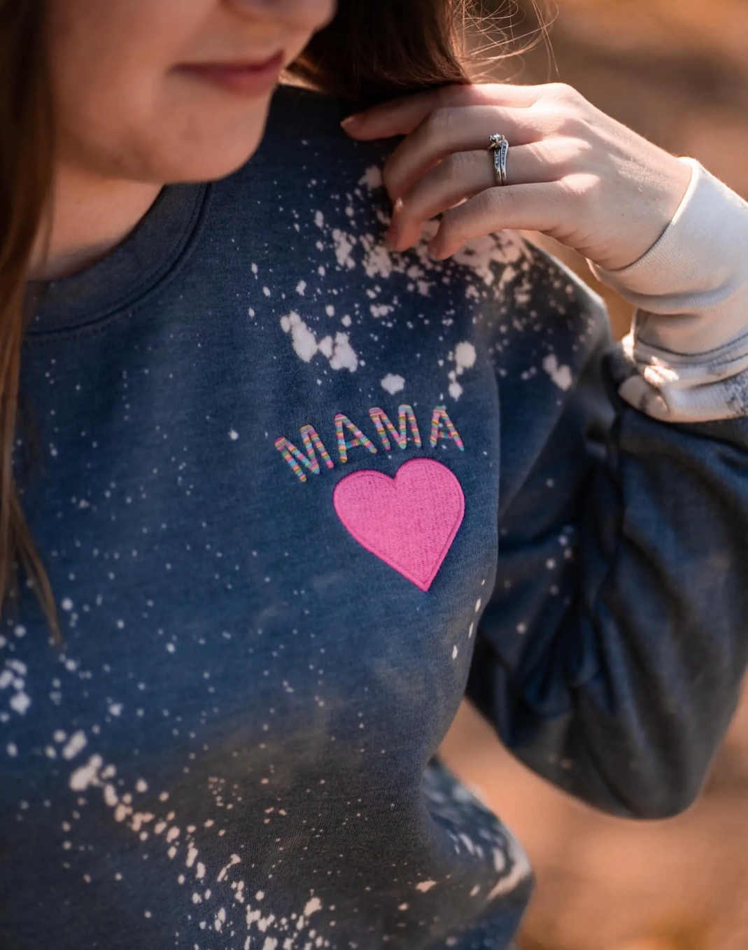 Mama Embroidered Sweatshirt