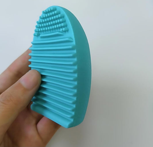 Blue Silicone Makeup Brush Cleaner