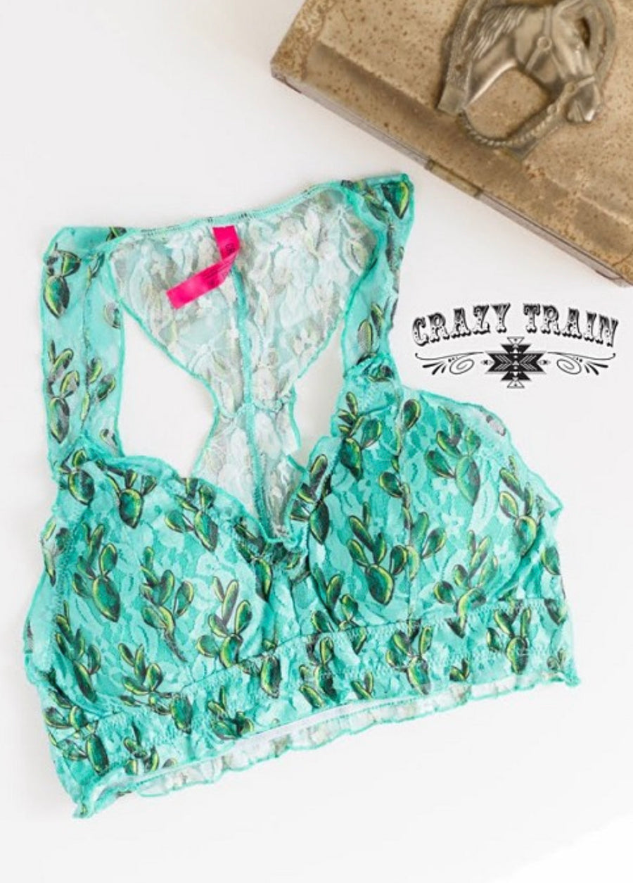 Crazy Train Cactus Bralette