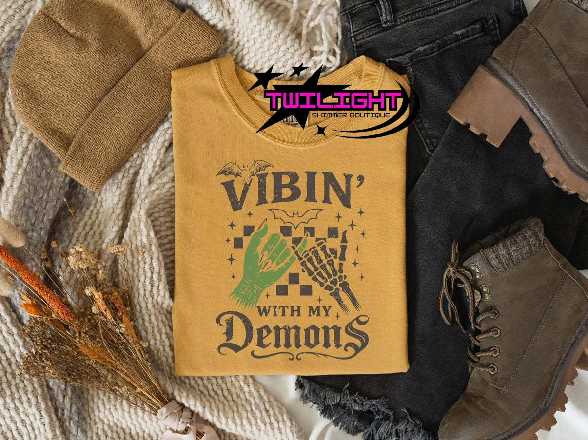 Vibing With My Demons Tee