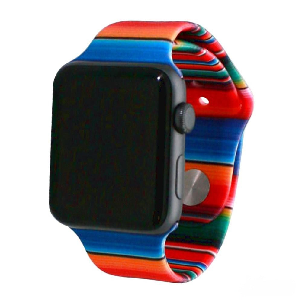 Colorful 38mm Silicone Apple Watch Band- S/M