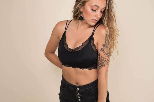 Black Jady K Lace Bralette