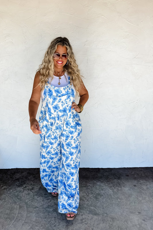Cassidy Floral Boho Overalls PREORDER