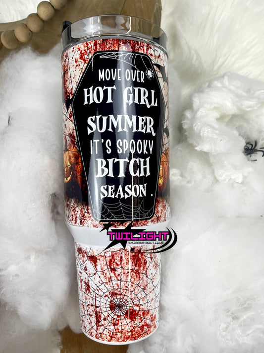 Spooky B*tch Season Tumbler
