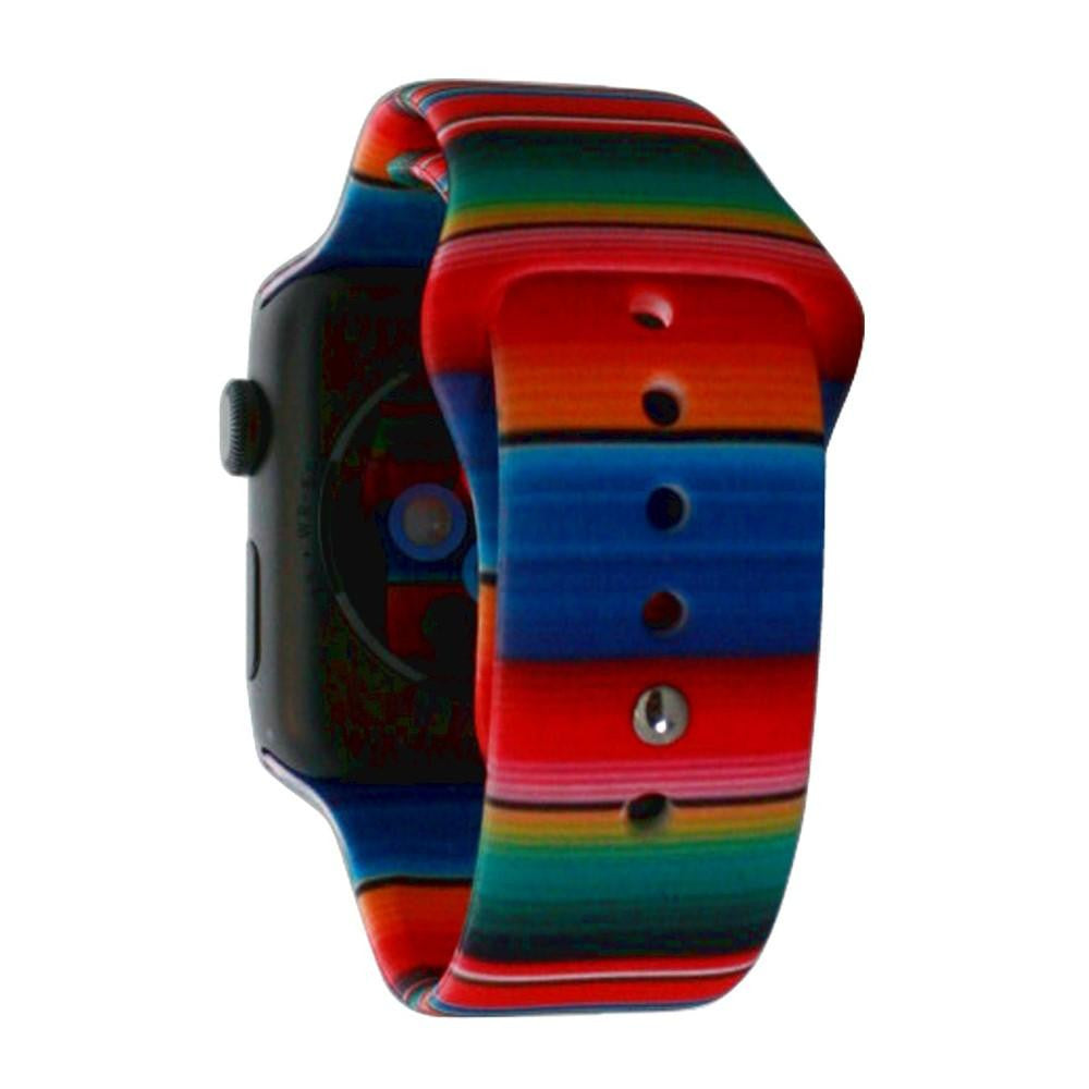 Colorful 38mm Silicone Apple Watch Band- S/M