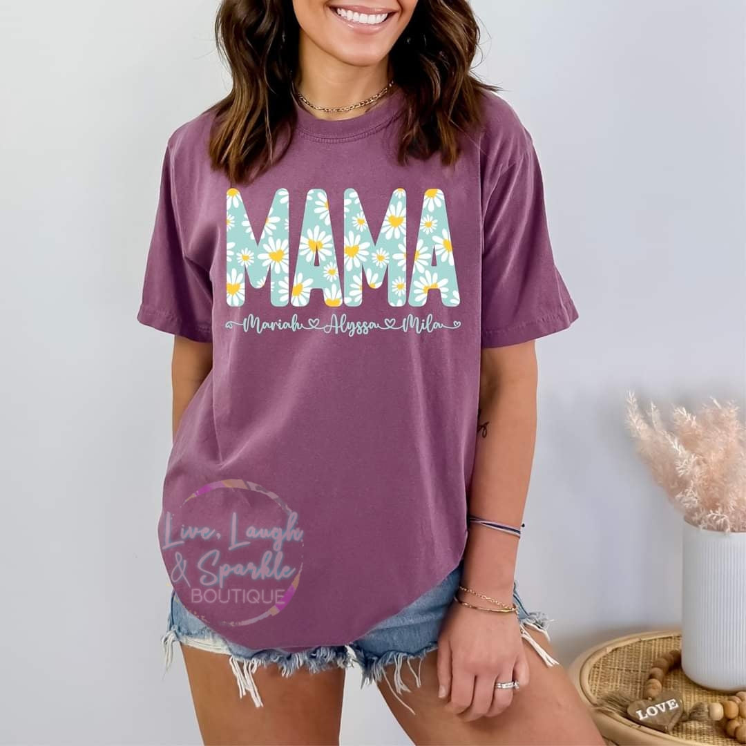 Daisy Mama Custom Tee